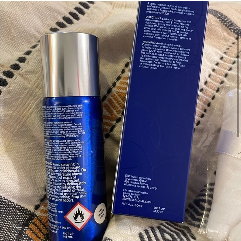 NV Be The Envy BB Perfecting Mist Foundation Buildable Coverage Airbrush & Puff